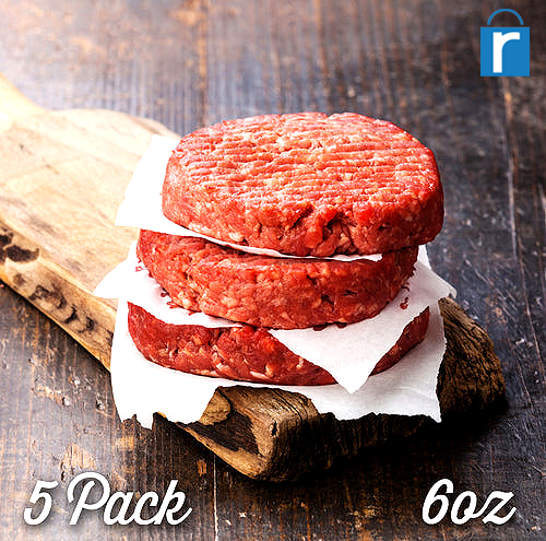 Halal Beef Burgers (6oz) - 5 Pack